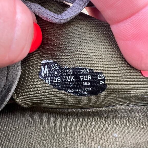 NoBull Olive Green Weight Lift Cross Fit Athletic Shoe W7.5 - Picture 7 of 9